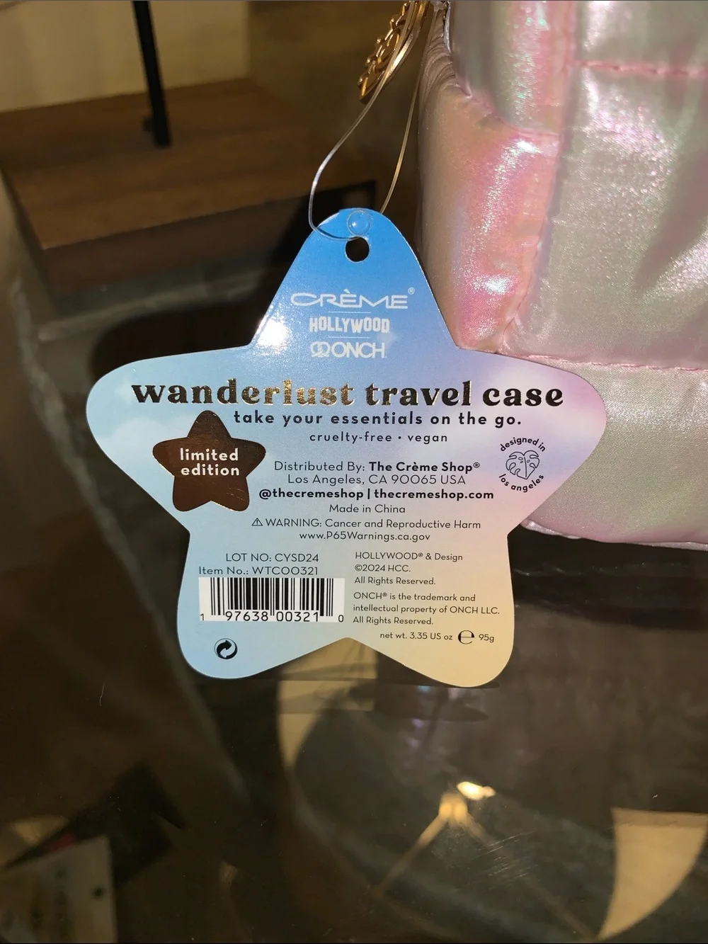 The Crème Shop X Onch Hollywood Wanderlust Travel Case